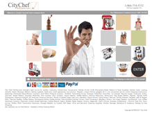 Tablet Screenshot of citychef.ca